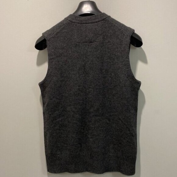 Banana Republic Merino Wool Vest small/medium fits Grey - Picture 7 of 14